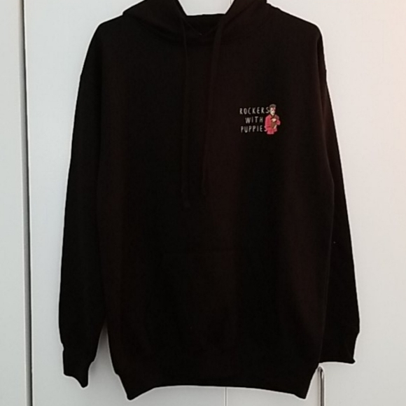 Dog Limited Rockers with Puppies Hoodie Size Medium EUC - Picture 7 of 13